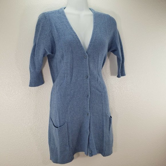 Eileen Fisher Womens Cardigan Cashmere Blend‎ Petit - Picture 4 of 8